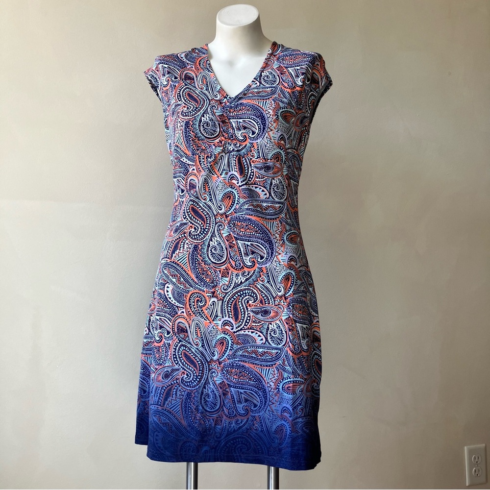 Title Nine | Diamalete Paisley Cap Sleeve Dress